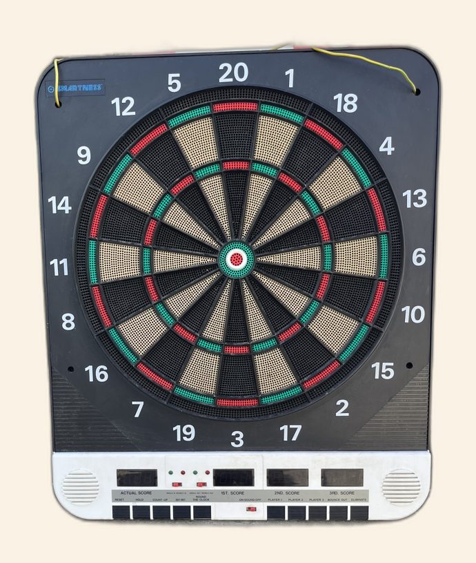 Elektronische Dartscheibe